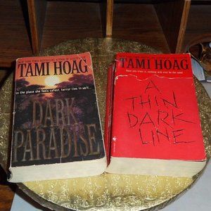 Books - (set/2) -  "Dark Paradise"  &  "A Thin Dark Line"